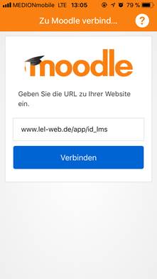 Mit der Moodle-App bleibt man auch mit dem Smartphone auf dem Laufenden