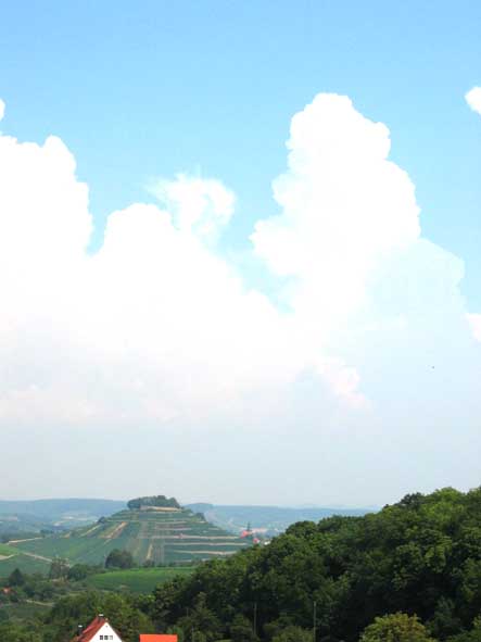 Gewitterwolken können bis in 12 km Höhe aufquellen