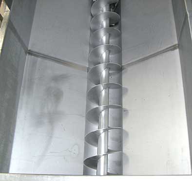 Die Maische mit einer großdimensionierten Schnecke fördern