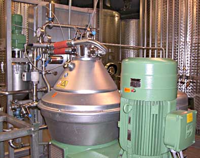 Separator zur Mostklärung