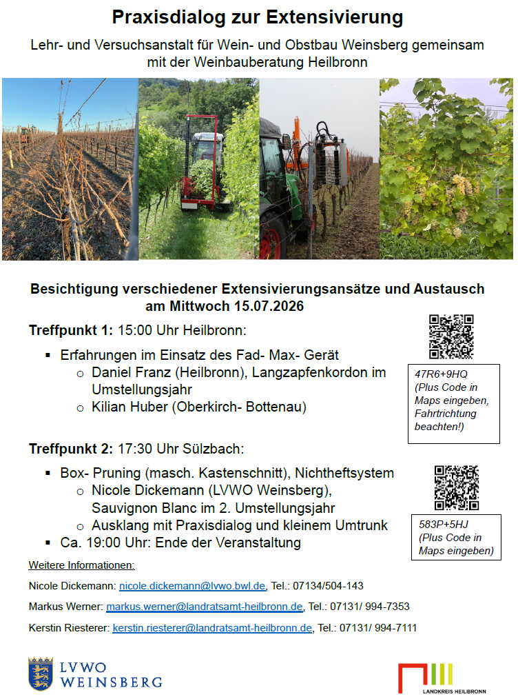 Veranstaltungsflyer mit Text