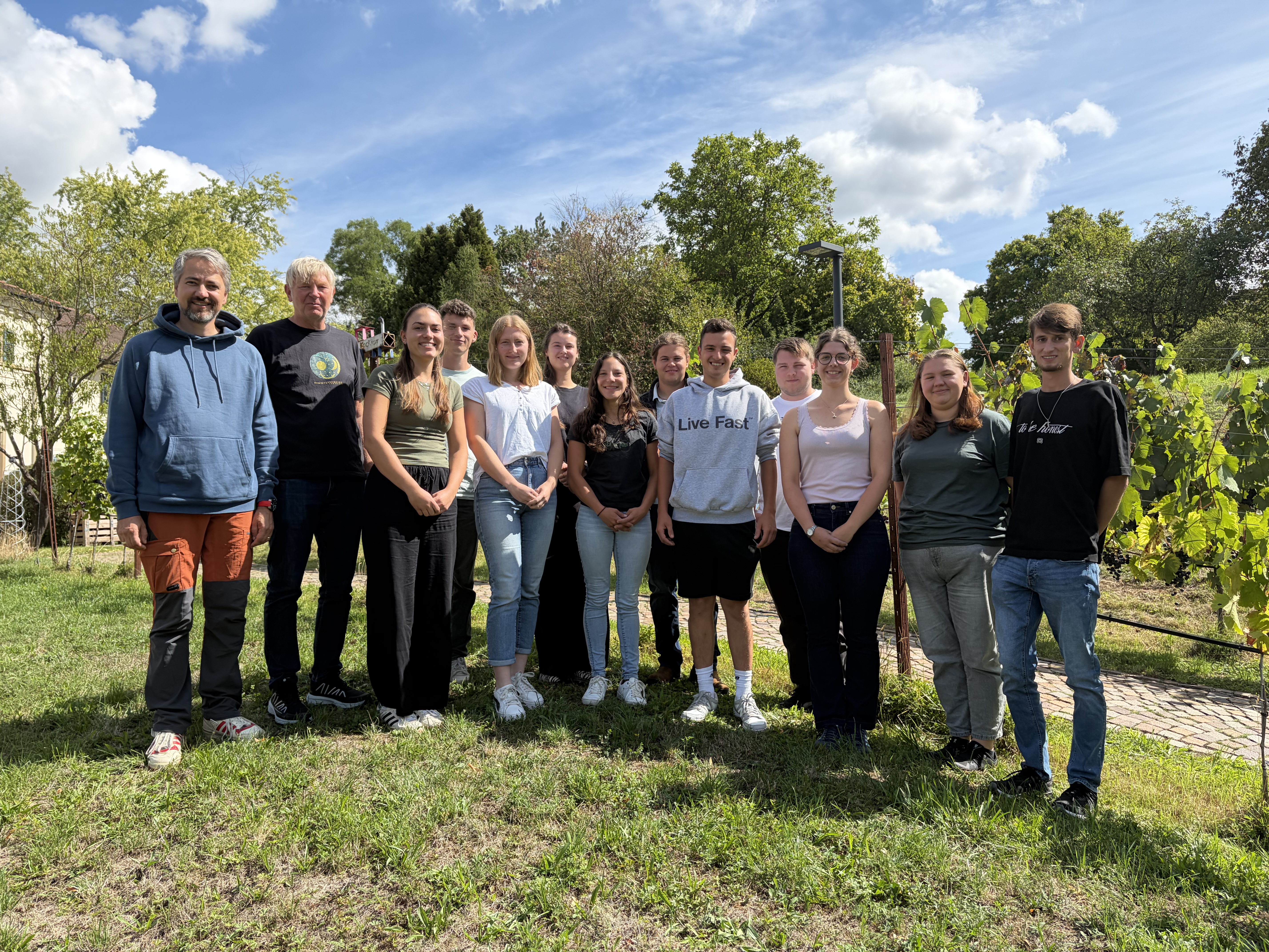 Der neue Technikerjahrgang an der LVWO Weinsberg. 